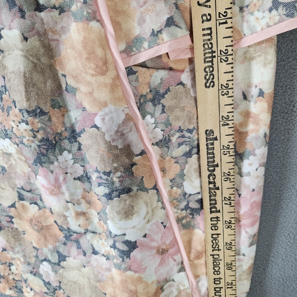 Paper Scissors Flower-ly Greats Floral Print Dress Pink Size 10 Sleeveless Fit - Picture 9 of 10